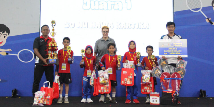 Cetak Atlet Bulu Tangkis Sejak Dini, PBSI Kudus Gelar Festival Seneng Minton