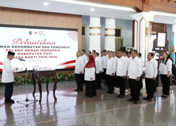 Atik Kusdarwati Resmi Nahkodai PMI Pati Periode 2025-2030