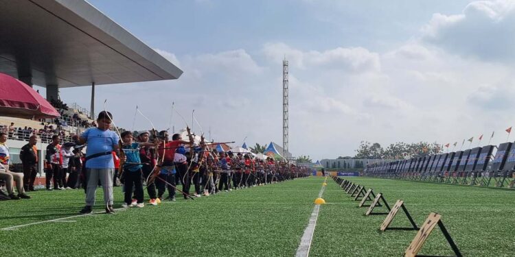 876 Atlet Bersaing di Kejurnas Panahan Junior di Kudus, Rekor Peserta Terbanyak