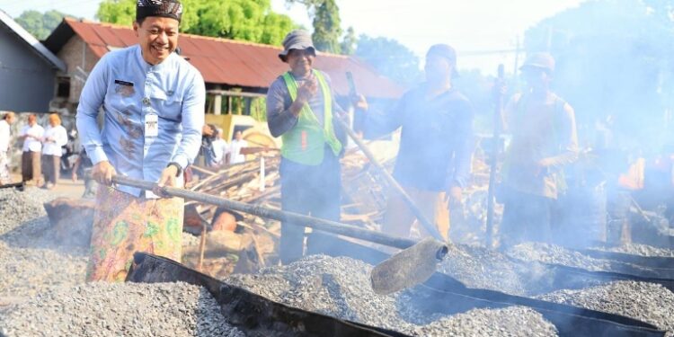 Bupati Kudus Sam’ani Kawal Tim Saber Jalan, 2.750 Jalan Rusak Tertangani