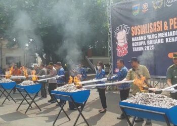 Bea Cukai Kudus Musnahkan 6 Juta Batang Rokok Ilegal Senilai Rp8,28 Miliar