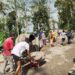 Jengah Jalan Rusak Bertahun-tahun, Warga 2 Desa di Gembong Swadaya Perbaiki Sendiri