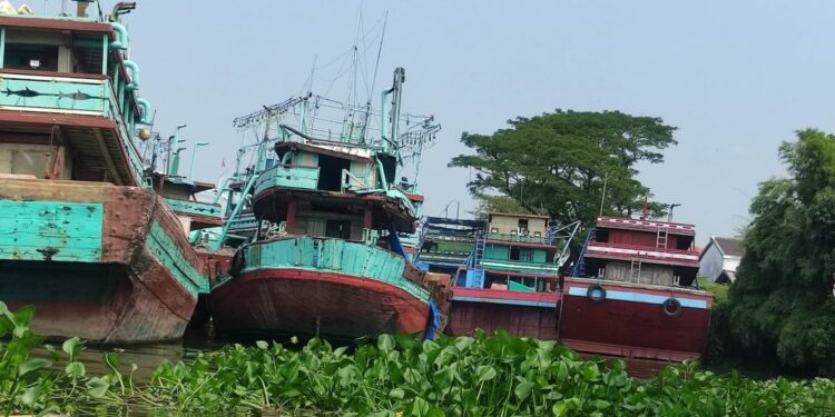 Bendung Karet Disebut Jadi Biang Kerok Sungai Silugonggo Dipenuhi Eceng Gondok