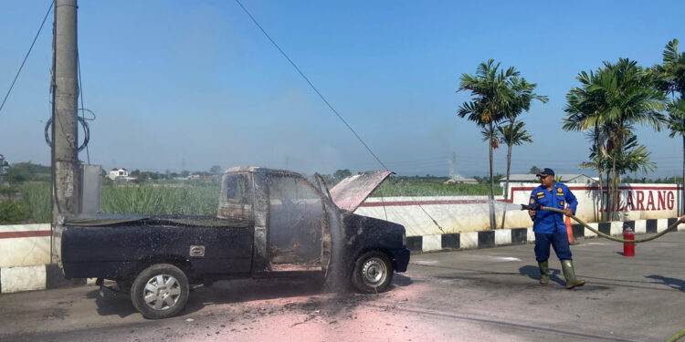 Kronologi Mobil Pikap Terbakar di SPBU Bumirejo Pati