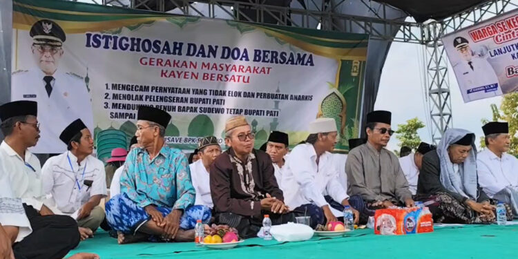Warga Kayen Gelar Istigasah Doakan Sudewo Tak Lengser dari Bupati Pati