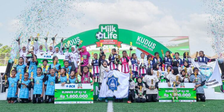 92 Tim Ramaikan MilkLife Soccer Challenge Seri 1 2025-2026 di Kudus