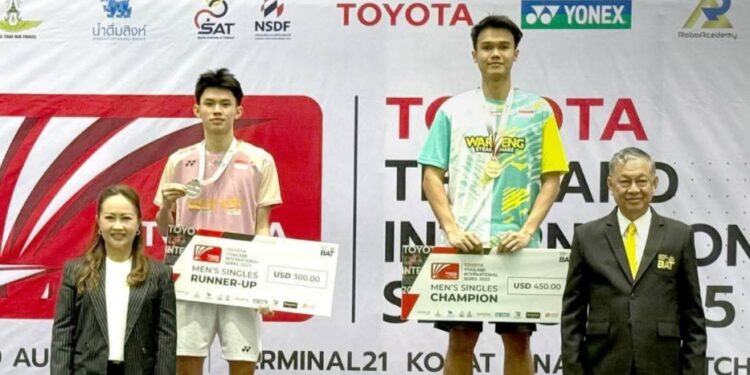 Christian Adinata Persembahkan Juara Thailand International Series untuk HUT ke-80 Indonesia