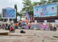 Donasi Demo 13 Agustus Tembus 14 Ribu Kardus Air Mineral