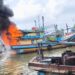 Satu Kapal di Juwana Terbakar, Kerugian Ditaksir Puluhan Juta Rupiah