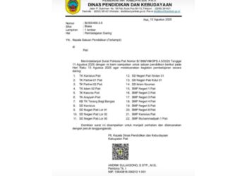 Puluhan Sekolah di Pati Kota Gelar KBM Daring saat Demo 13 Agustus