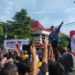 Massa Demo 13 Agustus Mulai Banjiri Alun-Alun Pati, Teriakan Lengserkan Sudewo Menggema