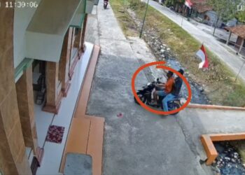 Komplotan Curanmor di Demak Beraksi di Siang Hari Terekam CCTV