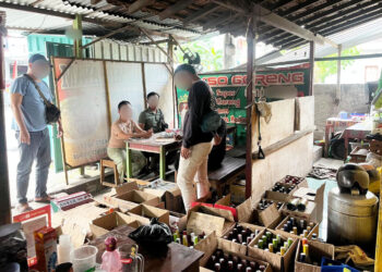 Polres Kudus Amankan Ratusan Botol Miras Berbagai Merek
