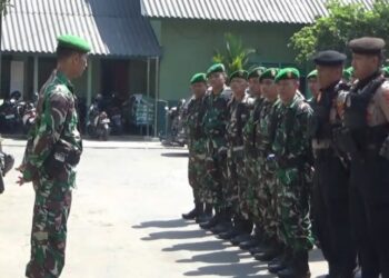 Ratusan Personel Gabungan Gelar Patroli Antisipasi Demo di Demak