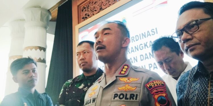 Ada Demo Ricuh di Beberapa Daerah, Polisi Amankan Sejumlah Objek Vital di Pati
