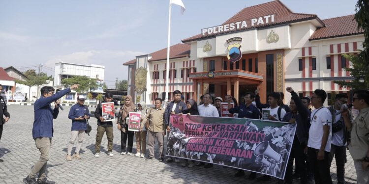 Datangi Polresta Pati, IJTI dan PWI Desak Segera Tangkap Pelaku Kekerasan pada Wartawan