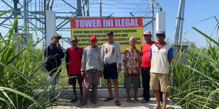 Warga Trikoyo Pati Protes Pendirian BTS, Sebut Tak Ada Sosialisasi hingga Kompensasi