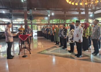 Bupati Sam’ani Lukir Belasan Kepala Dinas Pemkab Kudus