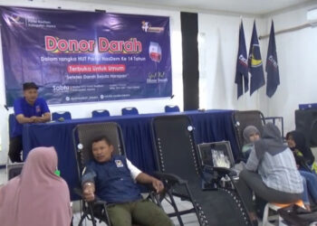 Sambut HUT ke-14, NasDem Jepara Gelar Donor Darah untuk Bantu PMI