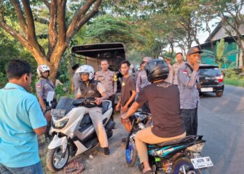 Polsek Gebog Amankan Lima Remaja Terlibat Balap Liar