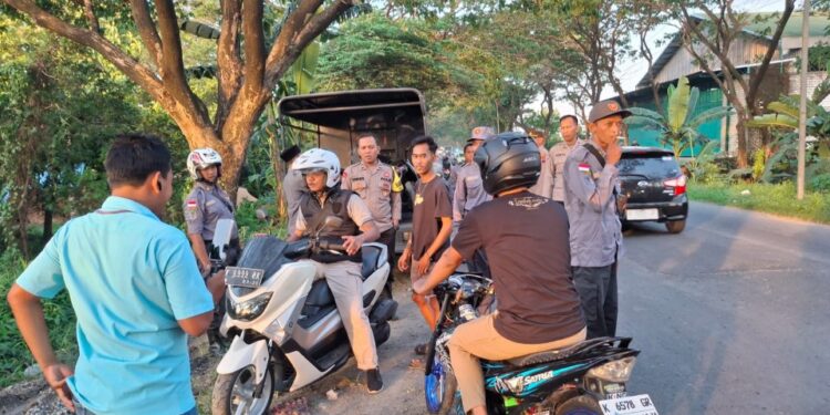 Polsek Gebog Amankan Lima Remaja Terlibat Balap Liar