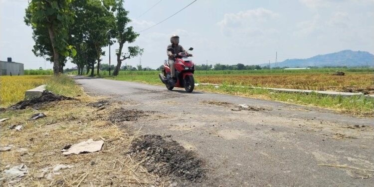 Jalan Alternatif Pati-Kudus di Margorejo Rusak, Padahal Baru Sebulan Diperbaiki