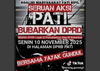 Yayak Gundul Akan Kerahkan 10 Ribu Massa untuk Demo Bubarkan DPRD Pati