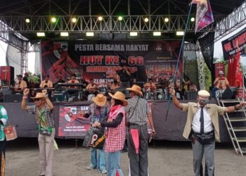 OM Lorenza Meriahkan HUT ke-66 Pemuda Pancasila di Pati