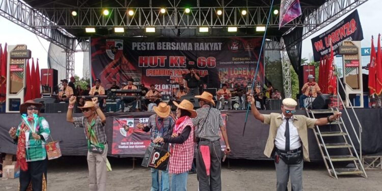OM Lorenza Meriahkan HUT ke-66 Pemuda Pancasila di Pati