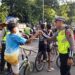 Aksi Polantas Jamin Kenyamanan Warga di CFD Simpang Lima Semarang