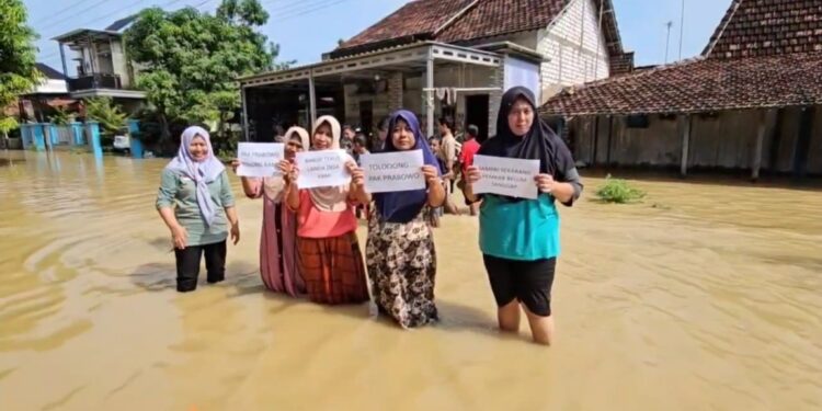 Ratusan Rumah di Ketitangwetan Pati Kebanjiran, Warga Minta Bantuan ke Presiden