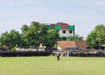 Ribuan Aparat Polda dan Polres di Jateng Amankan Paripurna Hak Angket DPRD Pati