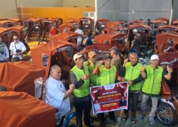 Langsung Sentuh Rakyat, Presiden Prabowo Salurkan 2.000 Becak Listrik di Berbagai Daerah