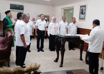 Bupati Sudewo Lantik Lima Kepala Dinas dari Sriyatun hingga Luky