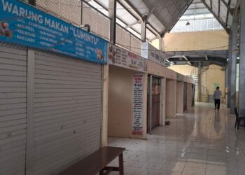 Sepi Pengunjung, Toko Oleh-Oleh dan Kuliner Gedung PKL Colo Ditinggal Penjual