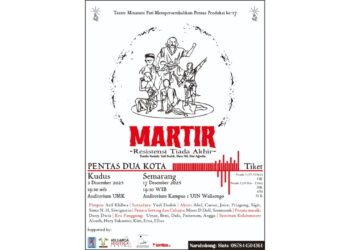 Teater Minatani Pati Akan Pentaskan ’Martir’ di Kudus dan Semarang