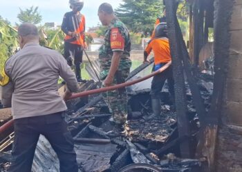 Ditinggal Jualan, Rumah Warga Langgardalem Kudus Hangus Terbakar
