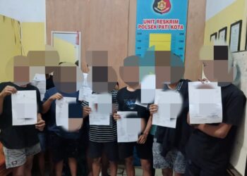 Hendak Balap Liar Sambil Bawa Miras, 10 Pemuda di Pati Diamankan Polisi