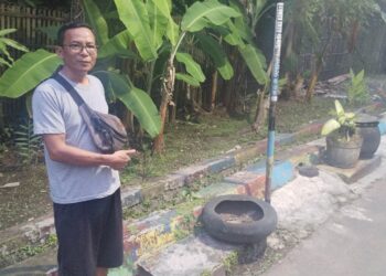 Warga Puri Pati Digegerkan Penemuan Bayi di Tempat Sampah