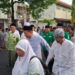 Ratusan Santri di Kudus Ramaikan Napak Tilas Laku KHR Asnawi