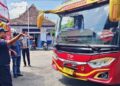 Jelang Nataru, Tim Gabungan Gelar Ramp Check Angkutan Umum di Rembang