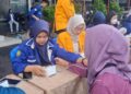 Pesan Cinta Mahasiswa Kudus di Hari Ibu Lewat Cek Kesehatan Gratis di CFD