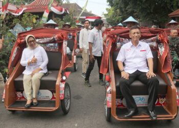 Serahkan Becak Listrik Bantuan Prabowo, Wabup Blora: Semoga Ringankan Kerjaan