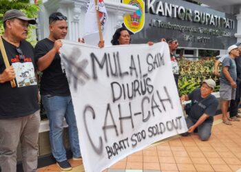 KPK OTT Sudewo, AMPB: Mulai Saiki Diurus Cah-cah, Bupati Pati Sido Sold Out