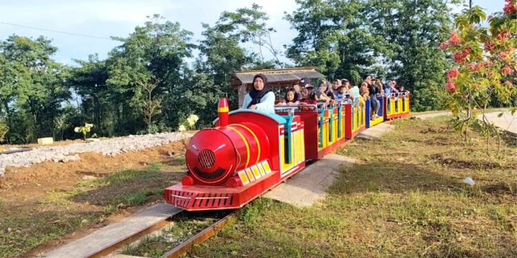Wisata Murah Meriah di Sitiluhur Park Pati, Ada Kereta hingga Kolam Anak