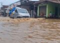 Sungai Piji Meluap, Jalan Alternatif Kudus-Pati Terendam Banjir hingga 50 Cm