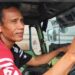 Sopir truk ditemui di macet Pantura Pati-Rembang di Widorokandang, Pati.