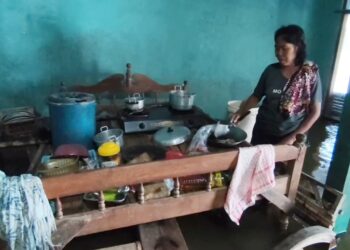 Minim Bantuan, Korban Banjir di Banjarsari Pati Bertahan dengan Beras Sekilo