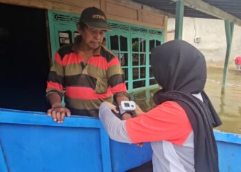 Puskesmas Jakanen Periksa Kesehatan korban banjir di Karangrowo, Jakenan, Pati