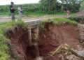 Talud Jembatan Metaraman Pati Ambrol, Akses Warga Terancam Putus